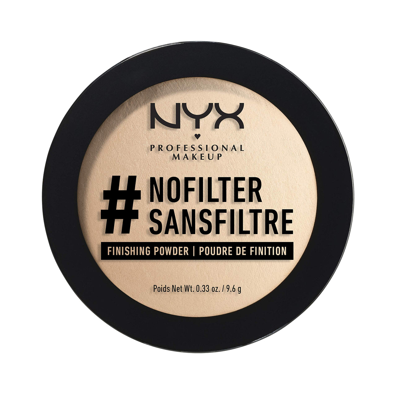 NYX PROFESSIONAL MAKEUP #NoFilter Finishing Powder, Pressed Setting Powder - Porcelain