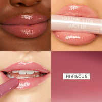 Thumbnail for tarte maracuja juicy lip balm gloss – Viral Nourishing Lip Butter Color with High-Shine Hydration, Skincare Infused with Vitamin E, Vegan & Cruelty-Free, full size, Hibiscus