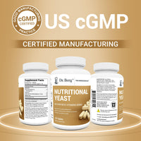 Thumbnail for Dr. Berg Nutritional Yeast Tablets – Natural B12 Added - All 8 B Vitamin Complex – Organic Vanilla Flavor - 270 Vegan Tablets Dietary Supplements