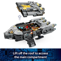 Thumbnail for LEGO Star Wars: The Mandalorian and Grogu Anzellan Starship Building Toy - Build and Display Set for Boys & Girls, Ages 9+ - Star Wars Gifts for Kids - W/Grogu & 2 Anzellan Figures - 75445