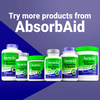 Thumbnail for AbsorbAid Platinum Digestive Enzyme Support 60 vCaps, 12 Digestive Enzymes Plus 2 Probiotics for Maximum Relief