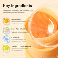 Thumbnail for Image 6 of Abib Glutathione Kojic Acid Eye Patches for Radiance Dark Circles & Dark Spots, with Tone-up Jelly, 60 Count, Korean Skin Care