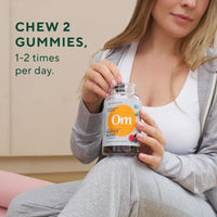 Thumbnail for OM MUSHROOM SUPERFOOD Master Blend Mushroom Gummies â€“ Organic 10-Mushroom Complex with Ashwagandha â€“ Supports Immunity, Gut Health & Stress Relief â€“ Mixed Berry Flavor â€“ 28 Servings, 56 Count.
