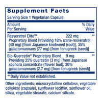 Thumbnail for Life Extension Optimized Resveratrol Elite, Trans-resveratrol, quercetin, Healthy Aging, Heart Health, Brain Health, oxidative Stress, Gluten-Free, Non-GMO, Vegetarian, 60 Capsules