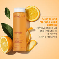 Thumbnail for Clarins One-Step Facial Cleanser With Orange Extract | 2-In-1 Cleanser and Exfoliator | Restores Radiance | No Rinsing Necessary | All Skin Types | 6.8 Ounces