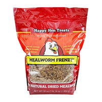 Thumbnail for 100% Mealworm Frenzy Treats For Chickens 30 Oz by Happy Hen Treats