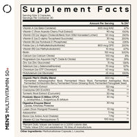 Thumbnail for Codeage Men's Multivitamin 50+ Supplement - Essential Vitamins for Men Over 50 Years Old, Minerals, CoQ10, Turmeric, Saw Palmetto, Maca, Panax Ginseng, Probiotics & Botanicals - Non-GMO - 90 Capsules