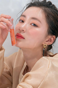 Thumbnail for [rom&nd] Glasting Water Gloss 2 colors | Syrupy Glossy Finish| Long-lasting| moisturizing| Highlighting| Natural Gloss for Daily Use|K-beauty | 4.5g/0.16oz No. 01 SANHO CRUSH