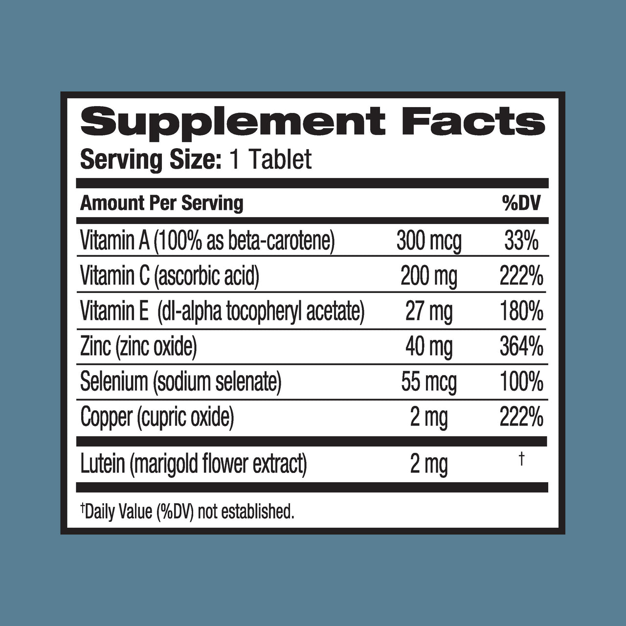 Bausch + Lomb Ocuvite Vitamin & Mineral Supplement Tablets with Lutein, 120 Count Bottle (Pack of 3)