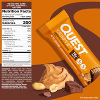 Thumbnail for Quest Nutrition Crispy Chocolate Peanut Butter Hero Protein Bar, 18g Protein, 1g Sugar, 3g Net Carb, Gluten Free Protein Snack, Keto Friendly, 12 Count