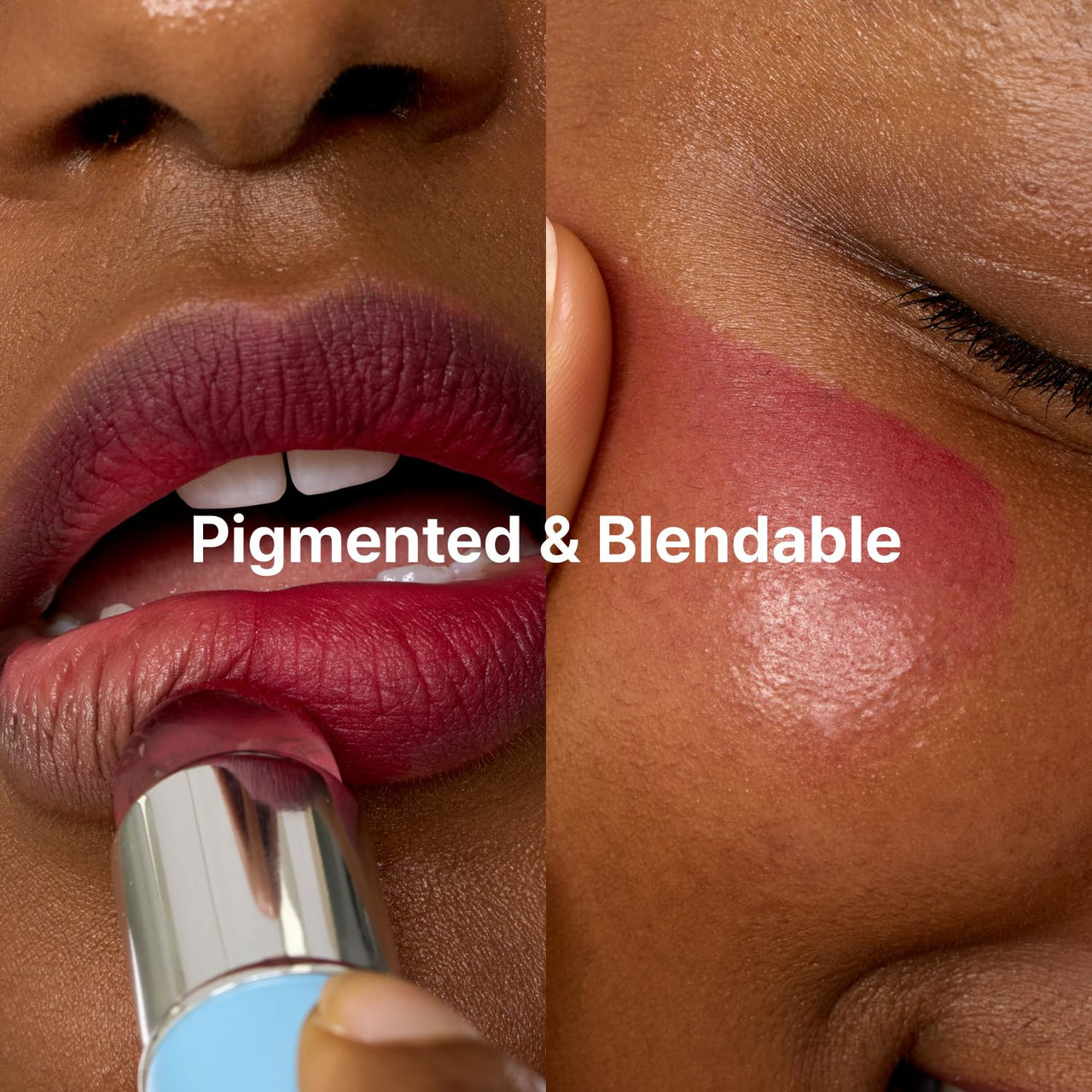 fwee Blurry Pudding Pot + Keychain SET | Airbrushed Blush & Lip, Buildable Pigment, Long-lasting, Lightweight, Easy to Blend, Natural Soft Matte Finish Makeup â€“ Cherry (Vibrant Pink) | 0.17 oz