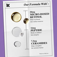 Thumbnail for Kiehl's Daily Micro-Dose Anti-Aging Retinol Facial Serum, Reduces Wrinkles, Firms Skin, Evens Skin Tone, Youth Renewing & Hydrating Formula, with Retinol & Ceramides, Paraben-free - 1.7 fl oz