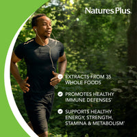 Thumbnail for NaturesPlus Source of Life Garden Men’s Multivitamin - 90 Tablets - Supports Energy & Healthy Immune System - USDA Certified Organic, Non-GMO, Vegan, Gluten Free, Iron Free - 30 Servings