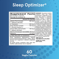 Thumbnail for Jarrow Formulas® Sleep Optimizer, Herbal and Amino Acid Blend, 60 Count, Up to a 30 Day Supply