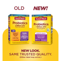 Thumbnail for Nature Made Probiotics for Women and Men, Probiotic Capsules 1 Billion CFU from Live Cultures for Immune & Digestive Support, 30 Capsules, 30 Day Supply