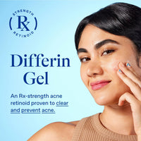 Thumbnail for Differin Acne Treatment Gel, 90 Day Supply, Retinoid Treatment for Face with 0.1% Adapalene, Gentle Skin Care for Acne Prone Sensitive Skin, 45g Pump (Packaging May Vary)