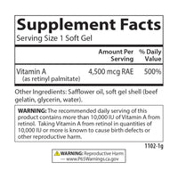 Thumbnail for Carlson - Vitamin A, 15000 IU Palmitate (4500 mcg RAE), Vision Health & Healthy Skin, Immune Function, 240 Softgels