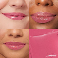 Thumbnail for LAURA GELLER NEW YORK Jelly Balm Moisturizing Tinted Lip Balm - Jammin' - Hydrating Vitamin E - Semi-Shine Finish