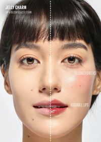 Thumbnail for Kaja Lip & Blush Glazed Keychain Stain - Jelly Charm 03 Berry Colada | with Triple Berry Complex, Lemon Fruit Extract & Olive Squalane, Hydrating, Long Lasting Tint