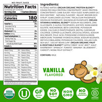 Thumbnail for Orgain Organic Kids Nutritional Protein Shake, Vanilla, Healthy Kids Snacks, 8g Dairy Protein, 3g Fiber, 22 Vitamins & Minerals, No Soy ingredients, Gluten Free, Non-GMO, 8.25 Fl Oz (Pack of 12)