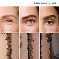 Thumbnail for Soft Brow Define & Fill Powder Duo, Includes Dual ended Brush, Vegan and Cruelty Free (Blonde)