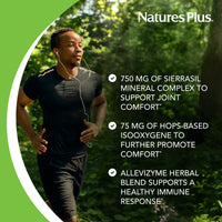 Thumbnail for NaturesPlus Ultra InflamActin - 60 Capsules - Natural Anti-Inflammatory Supplement with Turmeric, Bromelain, MSM, Boswellia & Ginger - Joint Health Support - 30 Servings