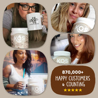 Thumbnail for KOS Organic Coconut Milk Powder, USDA Certified - Sugar Free & Plant Based Creamer for Coffee, Tea, Smoothies - Vegan, Keto, Paleo Friendly, Non GMO, Gluten & Dairy Free - 90 Servings Resealable Bag
