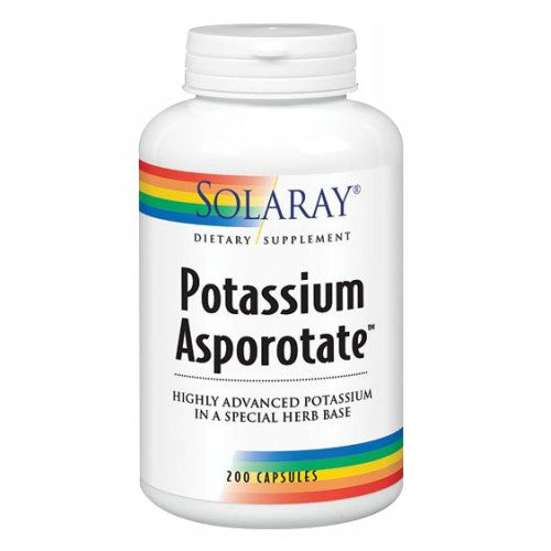 Solaray Potassium Asporotate 200 Caps