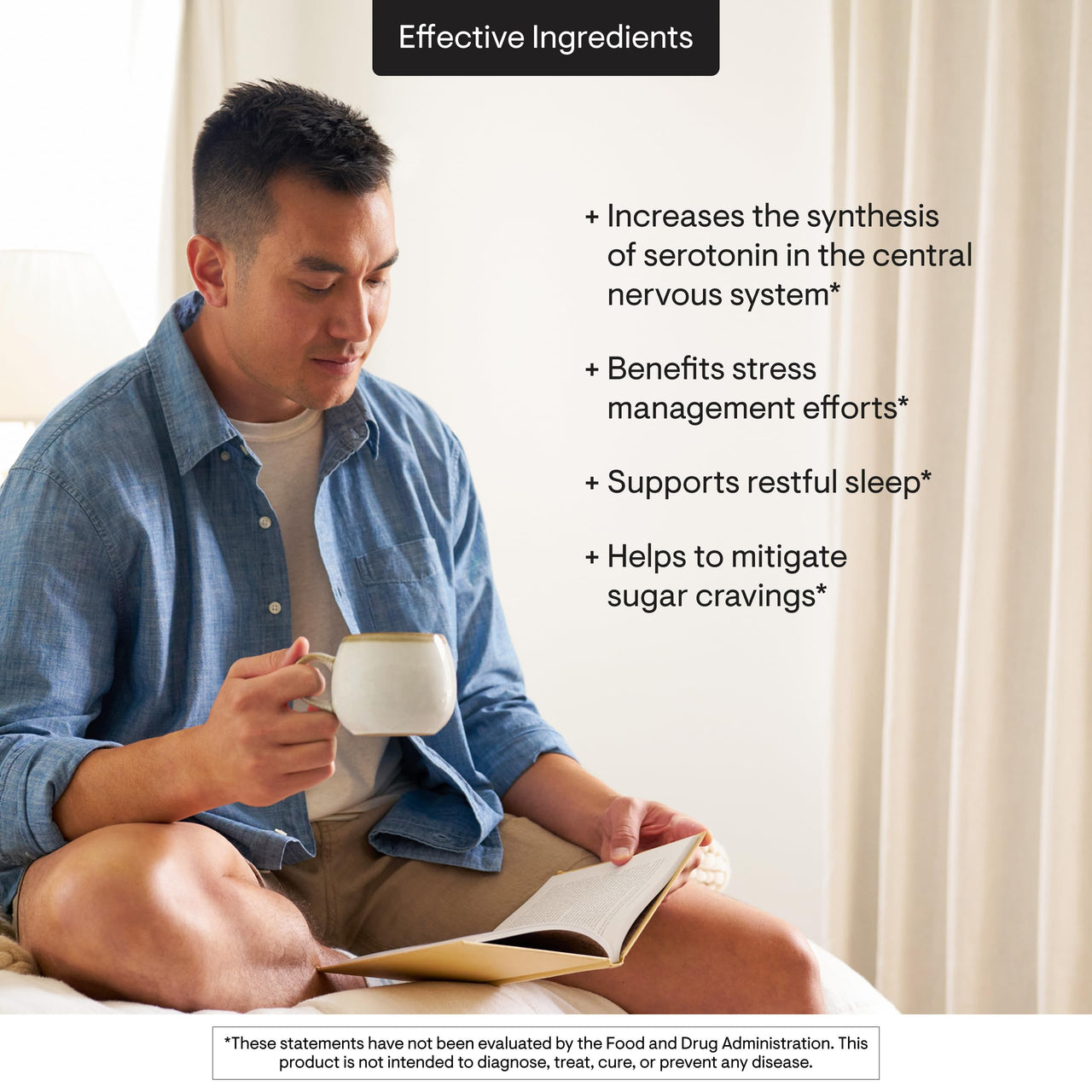 THORNE - 5-HTP - Contains Vitamin B6 - Serotonin Support for Sleep & Stress Management* - 5-Hydroxytryptophan Supplement - Third-Party Certified - Gluten, Dairy & Soy-Free - 90 Capsules