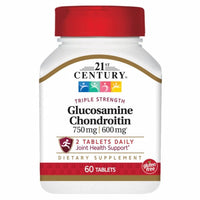 Thumbnail for 21st Century Glucosamine Chondriotin 750 mg/600 mg 60 Tabs