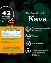 Thumbnail for Herb Pharm Organic Kava Root Liquid Extract â€“ Vegan, Non-GMO & Gluten-Free Tincture for Stress Relief & Relaxation, 1-Oz, Up to ~3 Week Supply, 1 oz*