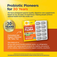 Thumbnail for Renew Life Everyday Go-Pack Probiotic Capsules, Daily Supplement Supports Urinary, Digestive and Immune Health, L. Rhamnosus GG, Dairy, Soy and gluten-free, 15 Billion CFU, 30 Count