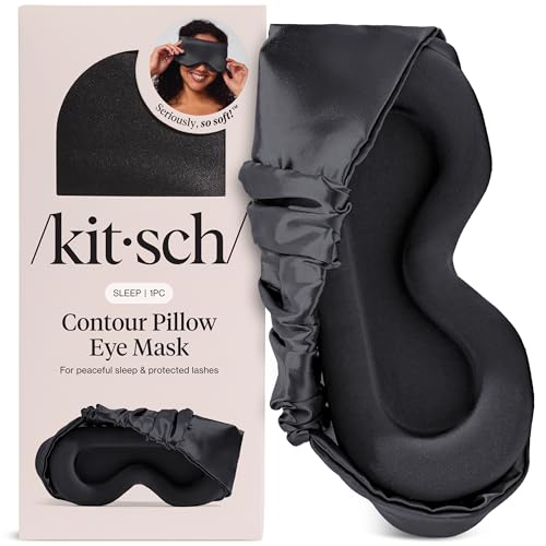 Image 3 of Charcoal for the product Kitsch Satin Sleep Mask