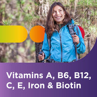 Thumbnail for Centrum Multivitamin Tablet for Women, Multivitamin/Multimineral Supplement with Iron, Vitamin D3, B Vitamins and Antioxidant Vitamins C and E, Gluten Free, Non-GMO Ingredients - 200 Count