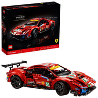 Thumbnail for LEGO Technic Ferrari 488 GTE “AF Corse #51” 42125 - Champion GT Series Sports Race Car, Exclusive Collectible Model Kit, Collectors Set for Adults to Build