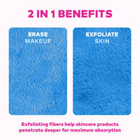 Thumbnail for The Original MakeUp Eraser PRO, Effortlessly Remove All Makeup Using Only Water, Including Waterproof Mascara, Eyeliner, Foundation, Lipstick, Sunscreen,and More! Berry Blue, 1ct