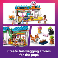 Thumbnail for LEGO Friends Dog Treats Bakery Building Toy for Girls & Boys - Pretend Play Set for Kids, Ages 6+ - W/Aliya & Sage Minidolls, 2 Toy Dog Figures, & Accessories - Gift Idea for Birthdays - 42677