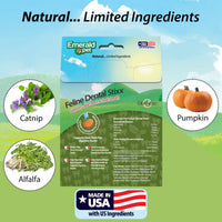 Thumbnail for Emerald Pet Feline Dental Stixx — Tasty and Crunchy Cat Sticks with Pumpkin for Digestive Health — Natural Grain Free Treats for Clean Cat Teeth and Fresh Breath — Catnip, 3.6 oz