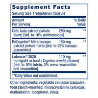 Thumbnail for Life Extension Quick Brain Nootropic, Fast Thinking, Learning, Concentration, Lutein, zeaxanthin, gotu kola, bacopa, Gluten Free, Non-GMO, Vegetarian, 1 Daily, 30 Capsules