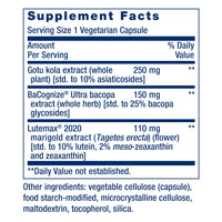 Thumbnail for Life Extension Quick Brain Nootropic, Fast Thinking, Learning, Concentration, Lutein, zeaxanthin, gotu kola, bacopa, Gluten Free, Non-GMO, Vegetarian, 1 Daily, 30 Capsules