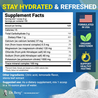 Thumbnail for Dr. Berg Zero Sugar Hydration Keto Electrolyte Powder - Enhanced w/ 1000 mg of Potassium & Real Pink Himalayan Salt (NOT Table Salt) - Lemonade Flavor Hydration Drink Mix Supplement - 100 Servings