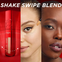 Thumbnail for L'Oreal Paris Infallible Skin Ink 2-in-1 Foundation Concealer Hybrid Face Makeup, up to 48HR Transfer-Resistant with Medium Coverage, 125 Light Warm