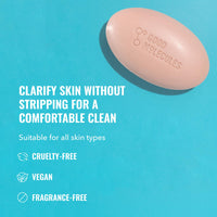 Thumbnail for Good Molecules Clarify and Cleanse Bar - Soap-Free Bar with Salicylic Acid BHA, Tea Tree, Kaolin Clay to Hydrate - Skincare for Face and Body