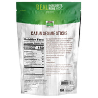 Thumbnail for NOW Foods, Cajun Sesame Sticks, Product of the USA, No Preservatives, Additives or Hydrogenated Oils, Delicious Spicy Cajun Flavor, Certified Non-GMO, 9-Ounce (Packaging May Vary)