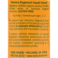 Thumbnail for Herb Pharm Jamaica Dogwood Liquid Extract for Minor Pain - 1 Ounce