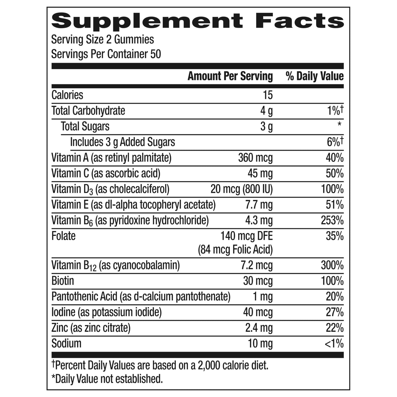 Centrum Men's Multivitamin Gummies, Immune, Energy, Healthy Appearance Support, 100 Count, 50 Day Supply