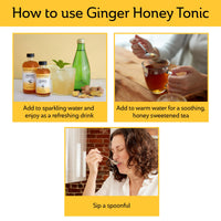 Thumbnail for Mickelberry Gardens Immune Support Ginger Honey Tonic – Organic Ginger Shots & Syrup for Immunity Boost, Digestive Health, and Wellness – 4 Oz