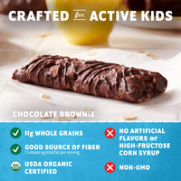Thumbnail for Zbar - Chocolate Brownie - Soft-Baked Energy Snack Bars - Non-GMO - 11g Whole Grains - USDA Organic Granola Bars (18 Pack)