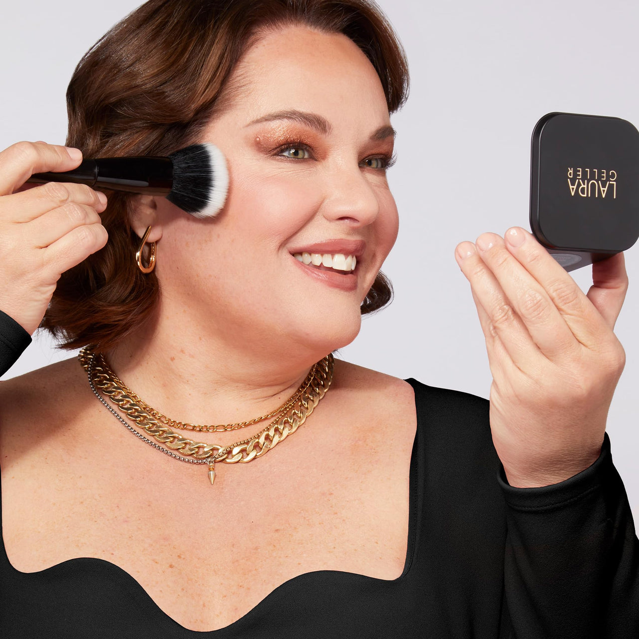 LAURA GELLER NEW YORK Matte Maker Pressed Setting Powder - Translucent - Setting Powder & Finishing Powder - Oil-Control - Filter-Like Matte Finish - All Skin Types