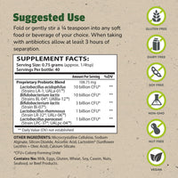 Thumbnail for Master Supplements Granular Theralac - 1.05 oz - Multi-Strain Probiotic Powder for Optimal Gut Health - Great for Kids - Vegan, Gluten Free - 40 Servings
